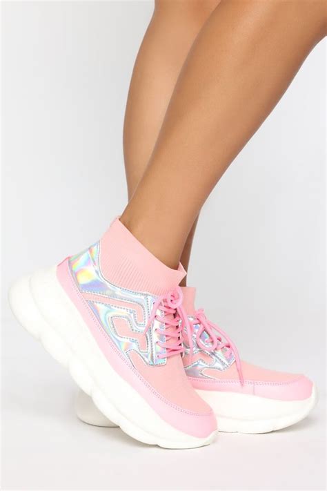 Opportunistic Sneakers Pink Sneakers Socks Sneakers Fashion Nova Models