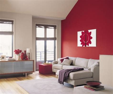 Red Box Wall Paint Colors For Living Room Accent Walls In Living