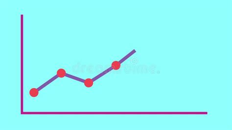 Line Graph Chart Infographic Flat Design For Presentations And Reports