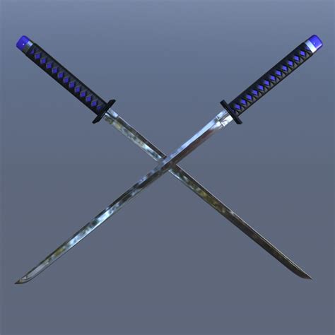 3d Obj Sword Japanese Katana Blade