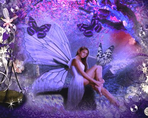 69 Purple Fairy Wallpaper