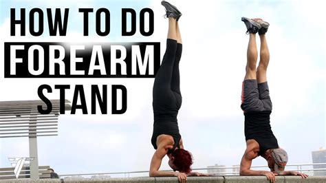 How To Do Forearm Stand Yoga Tutorial Youtube