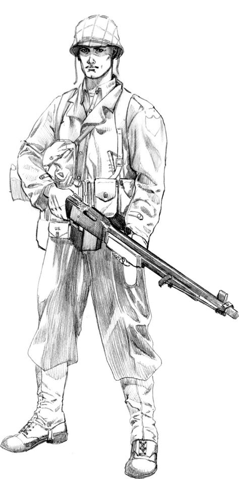 Https://wstravely.com/draw/how To Draw A American Soldier Ww2