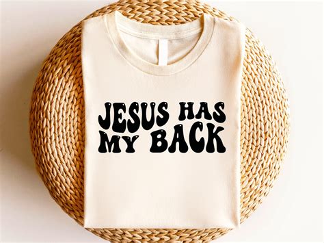 Jesus Has My Back Svg Png Christian Svg Png Self Love Svg Etsy