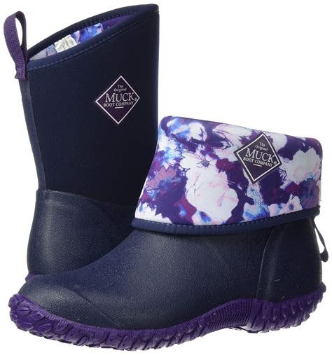 Muck Boot Womens Muckster Ii Mid Ankle Boot Bluemulti Floral 8