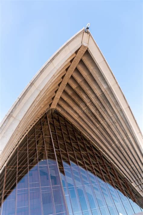Detail Of White Roof Structure Of Sydney Opera House Australia