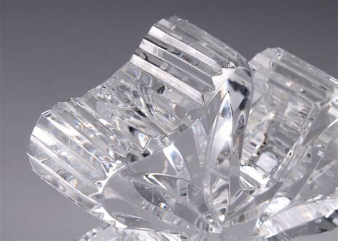 Waterford Crystal Shamrock Paperweight Ebth
