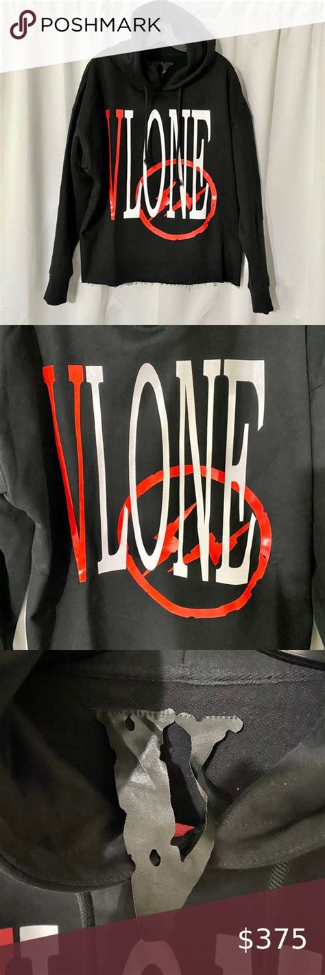 Vlone X Fragment Design Reversible Hoodie Brand New In Bag With Label