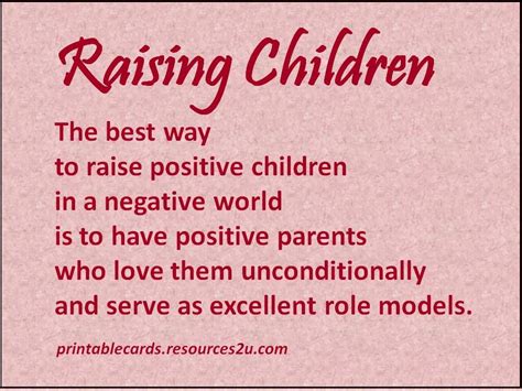Quotes About Kids Helping At Home Raising Children Cards Printable