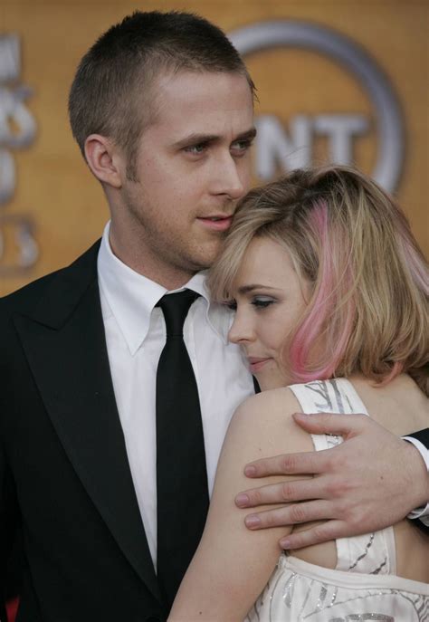 Celebrity Couples Photo Rachel Mcadams And Ryan Gosling Couples Pink Portrait Celebrity Couples