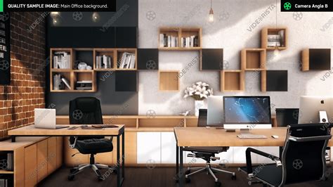 Office Backgrounds For Green Screen Modern White Office Desk Table