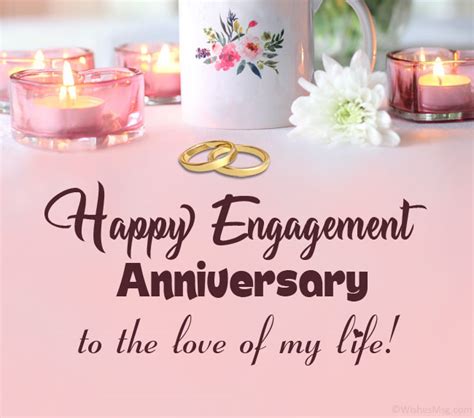 Happy Engagement Anniversary Wishes To Husband