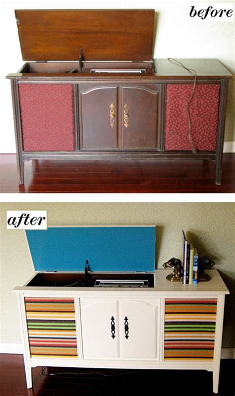 This project costs around 20 dollars. DIY redo record player cabinet | DIY | Pinterest