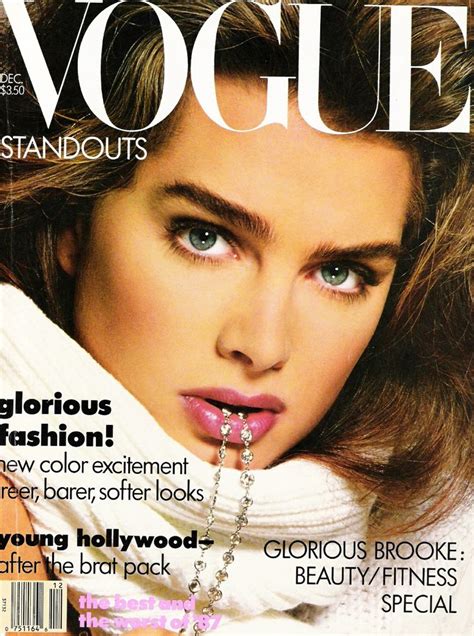 Brooke Shields On Vogue Fashion ♥ Vouge Covers Pinterest