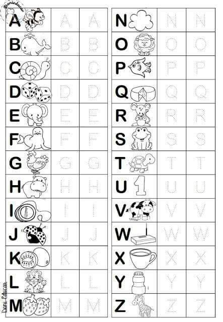 Diapositiva Actividades Del Alfabeto En Preescolar