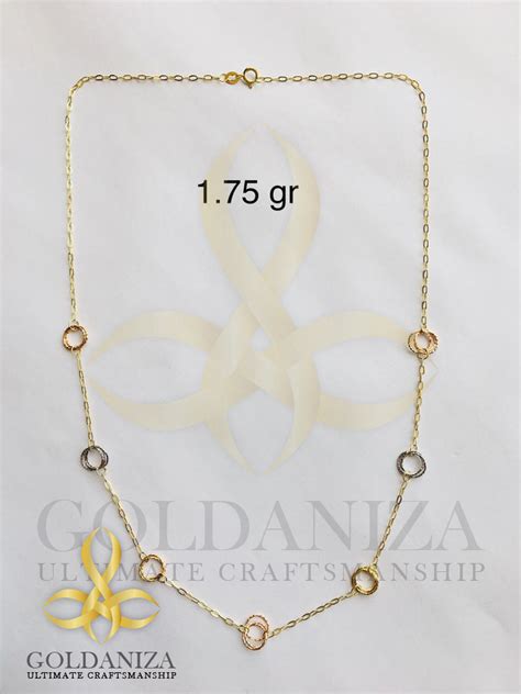 Goldaniza 750 Gold Necklaces Ne0064 Goldaniza