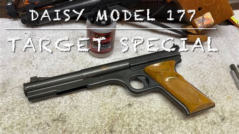Daisy Model 177 Target Special BB Gun 1956 1978 YouTube