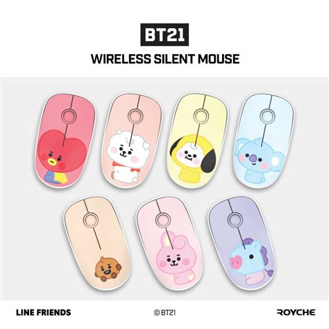 Bt21 Royche Wireless Silent Mouse Rj Sealed
