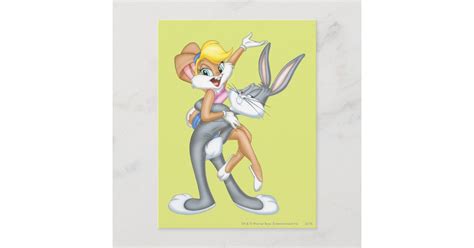 Bugs Bunny And Lola Bunny 2 Postcard Zazzle