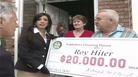 I usually only use the word scam when an individual or company is convicted of criminal charges. Publishers Clearing House $20,000.00 Roy Hiter - YouTube
