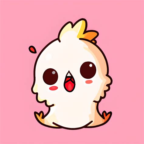 Cute Chicken Kawaii Chibi Graphic · Creative Fabrica