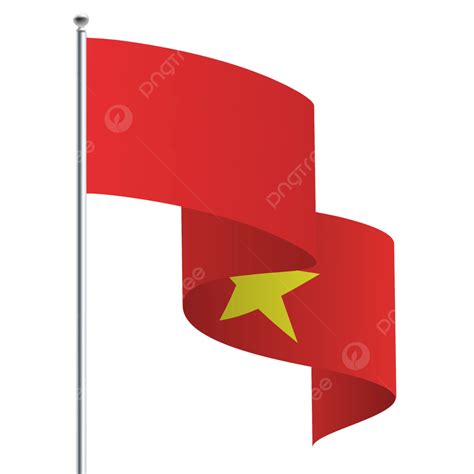 Vietnam Waving Flag Vietnamese Waving Flag Png Transparent Clipart