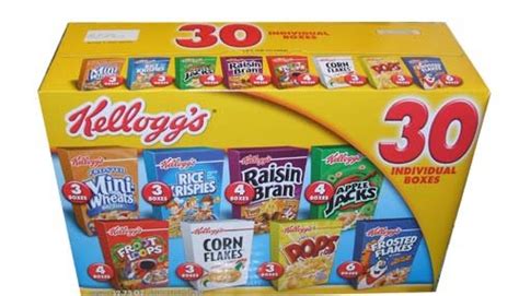Buy Rice Cereal Kelloggs Variety Cereal Pack 30ct