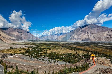 Nubra Valley In Himalayas Ladakh India Stock Image Colourbox