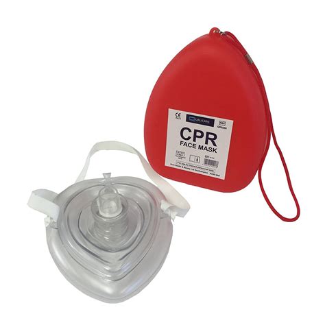 Cpr Pocket Face Mask In Hard Case Easi Emergency Aid