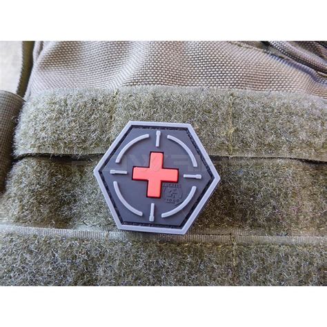 Tactical Medic Red Cross Velcro Patch