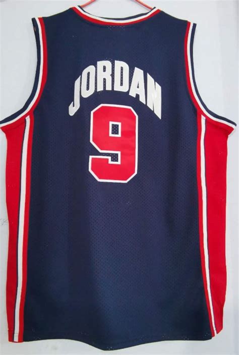 Michael Jordan 9 Team Usa Jersey Etsy