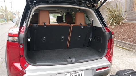 Nissan Pathfinder Luggage Test How Much Cargo Space Behind 3rd Row