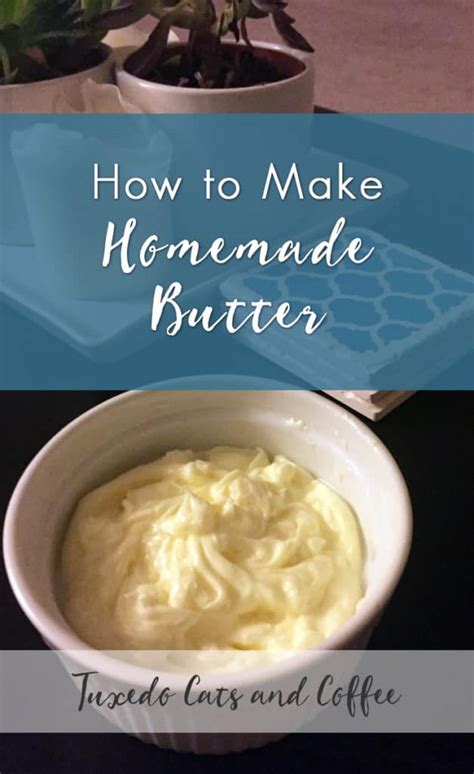 Make Homemade Butter Tuxedo Cats And Coffee