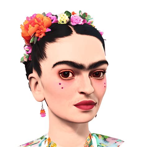 Beautiful Party Girl Frida Kahlo Style · Creative Fabrica