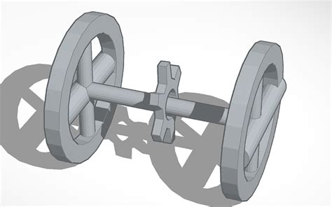 3d Design Wheel And Axle Tinkercad