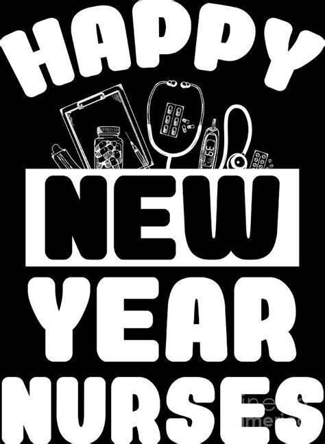 Happy New Year 2020 Nurse T Digital Art By Haselshirt Fine Art America