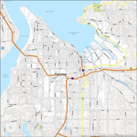 University Of Washington Tacoma Campus Map Map