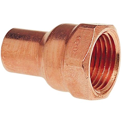 Fittings Adapters Pc Nibco Copper Threaded Female Male Adapter Fitting Connector