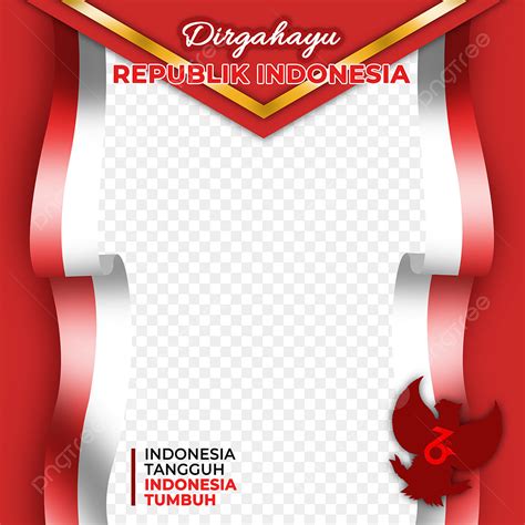 Dirgahayu Republik Of Indonesia PNG Transparent Twibbon Dirgahayu