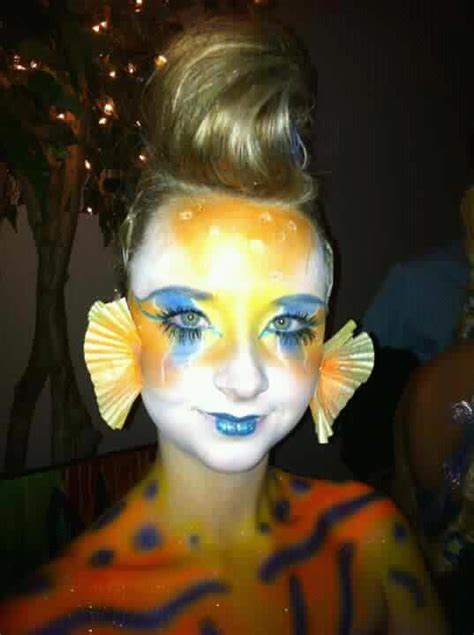 Flounder Fins Little Mermaid Makeup Fish Makeup Mermaid Makeup