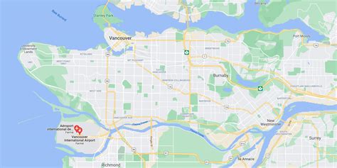 Map Of Vancouver Airport Airport Terminals And Airport Gates Of Vancouver