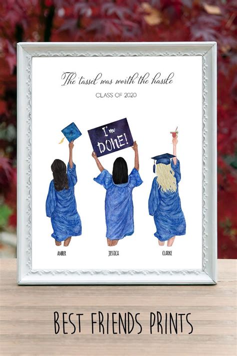 30 college graduation gifts that'll help them leave campus in style. Best Friends Graduation PrintPersonalized Graduation ...