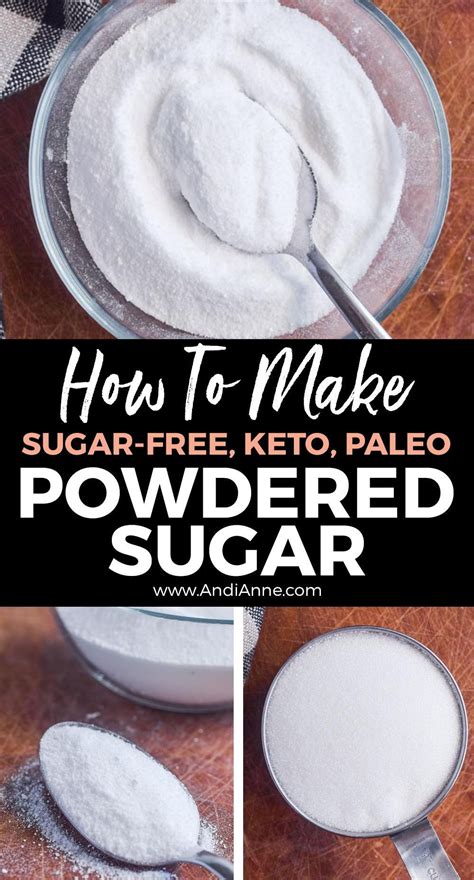 Powdered Sugar Alternative You Can Make At Hom In 2021 Easy Baking