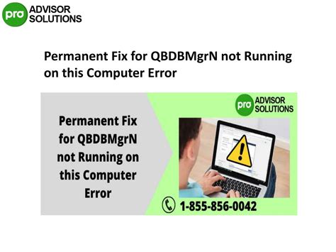 Ppt Stepwise Techniques To Fix Qbdbmgrn Not Running On This Computer