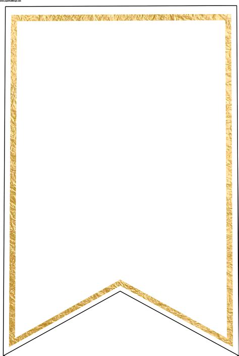 Printable Pennant Banner Template Free