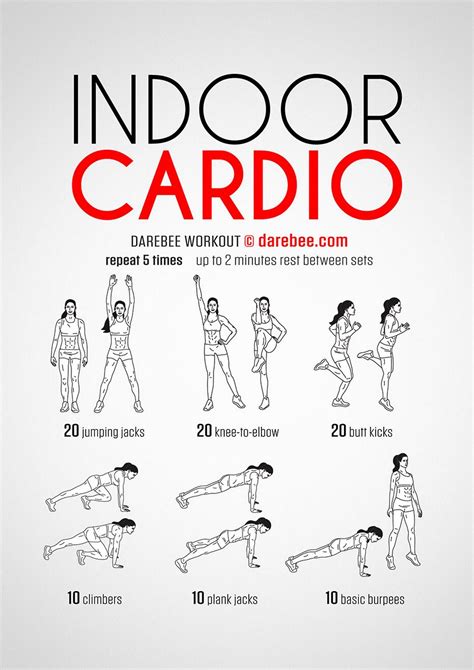 Indoor Cardio Workout Legworkout Cardio Workout At Home Full Body