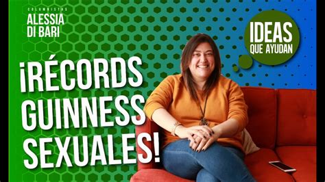 Record Guinness Sexuales 😮 Alessia Di Bari Youtube