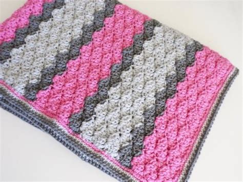 Pdf Pattern For Stellas Baby Blanket Etsy Crochet Chevron Baby