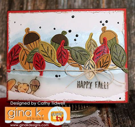 Made With The New Stv Kit Painted Autumn Stamp Design Stamped