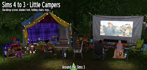 Sims 3 Little Campers S4to3 Updated Backdrop Screen The Sims 3